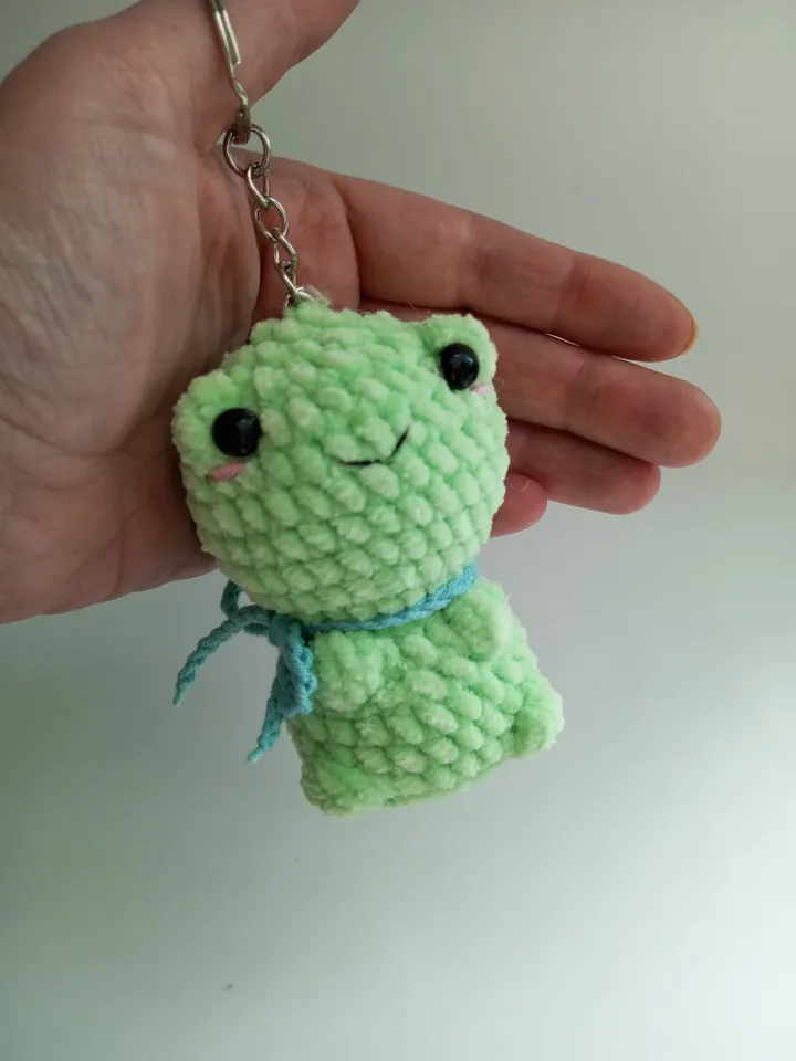 Amigurumi crochet pattern frog, English crochet pattern frog, PDF