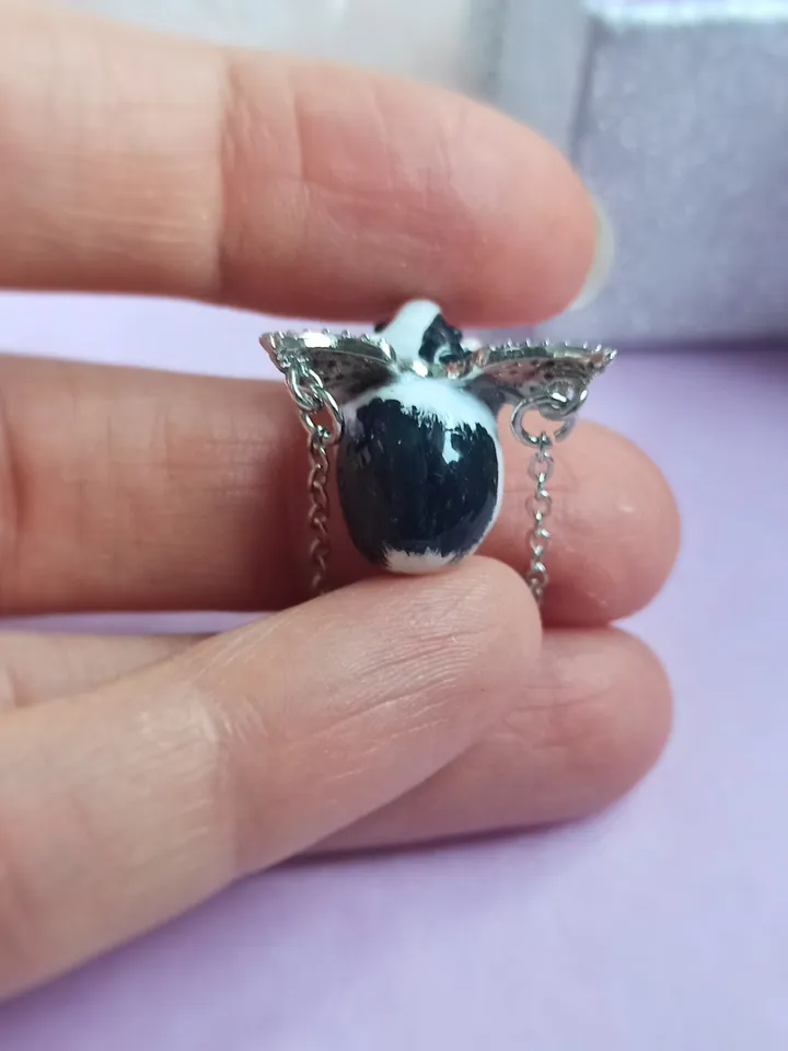 Handmade guinea pig angel necklace (US discount)