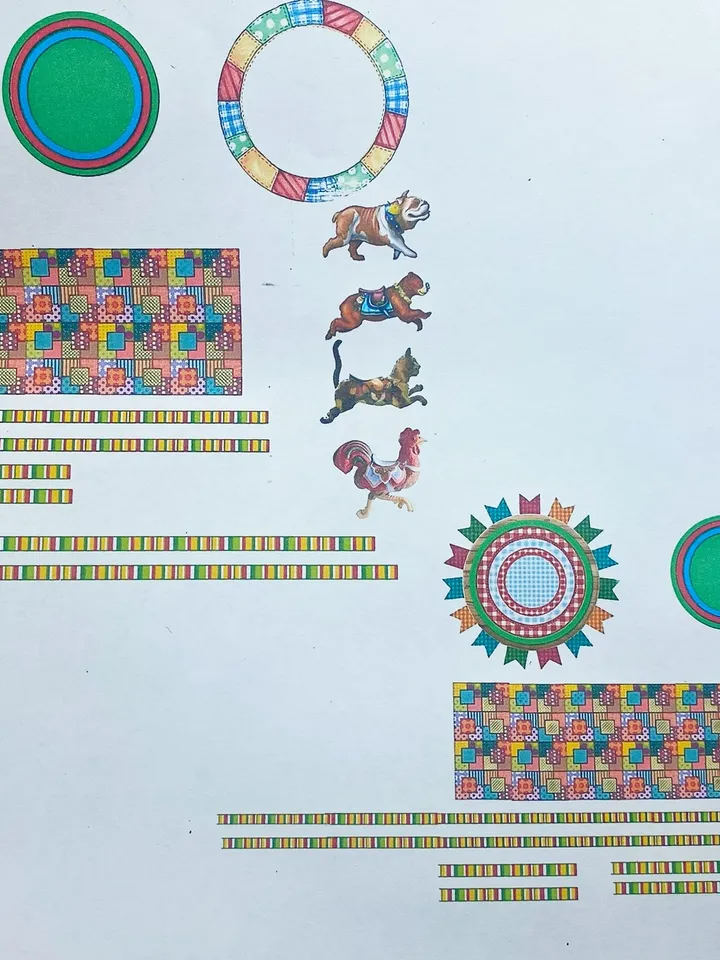 DIGITAL DOWNLOAD FOR PRINT. TUTORIAL.Video tutorial on creating a puppet carousel.1:12