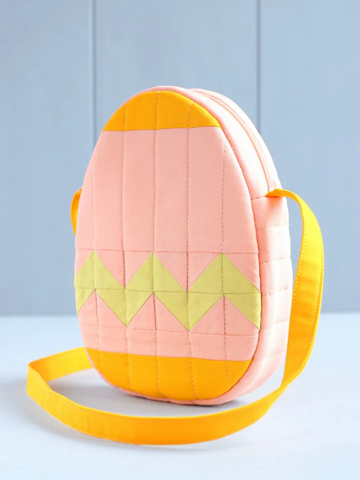 2 PDF Mini Chick Stuffed Animal and Easter Egg Bag Sewing Patterns Bundle