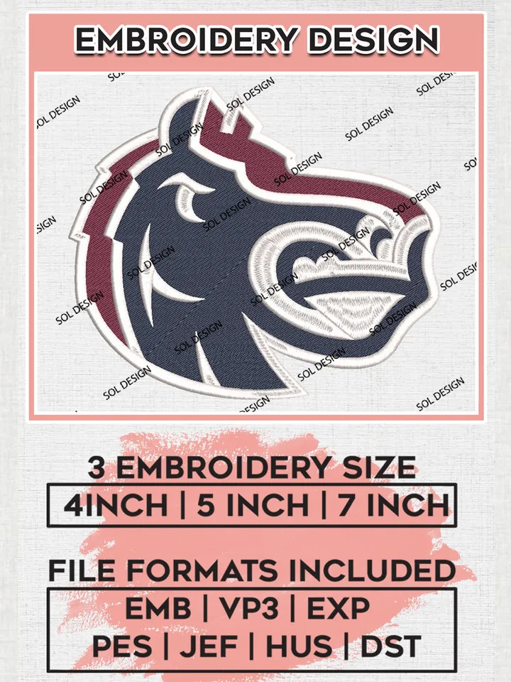 Fairleigh Dickinson Knights Team Head Mascot Logo Embroidery Design Files, NCAA Fairleigh Dickinson Knights Machine Embroidery, NCAA Teams, 3 sizes, NCAA Machine embroidery designs, Digital Download