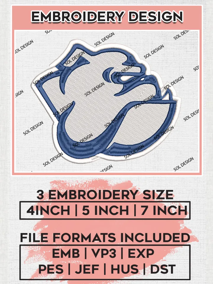 NCAA Yale Bulldogs Mascot Logo Embroidery Designs, NCAA Logo Machine Embroidery Files, NCAA Yale Bulldogs Logo, NCAA Embroidery Designs, Machine Embroidery Designs, Digital Download