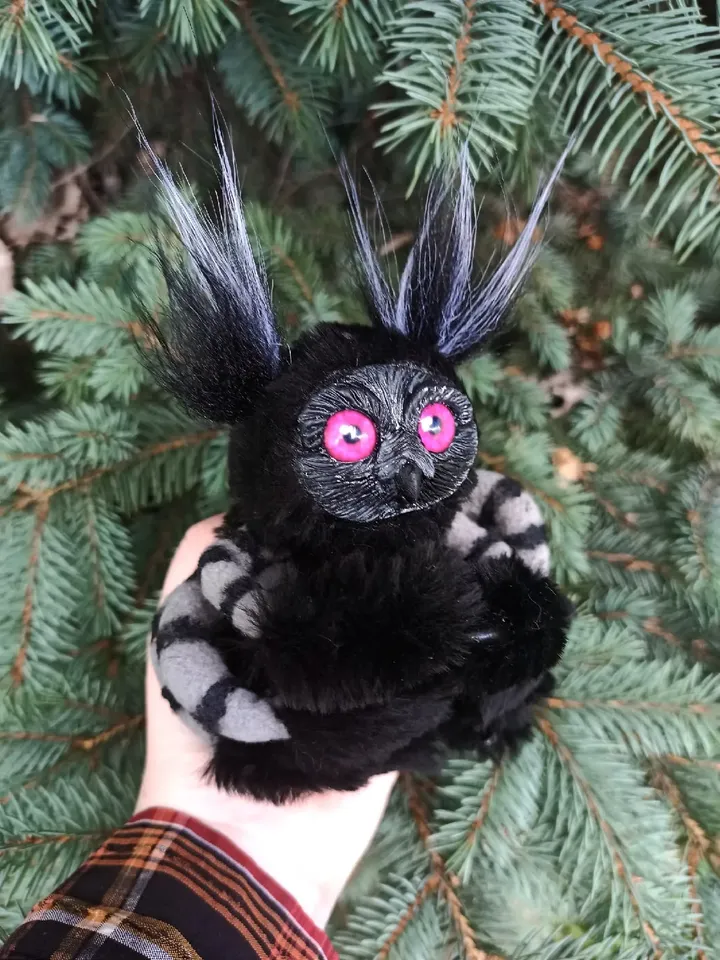 Spider Owl Handmade. ART Doll for sale ooak