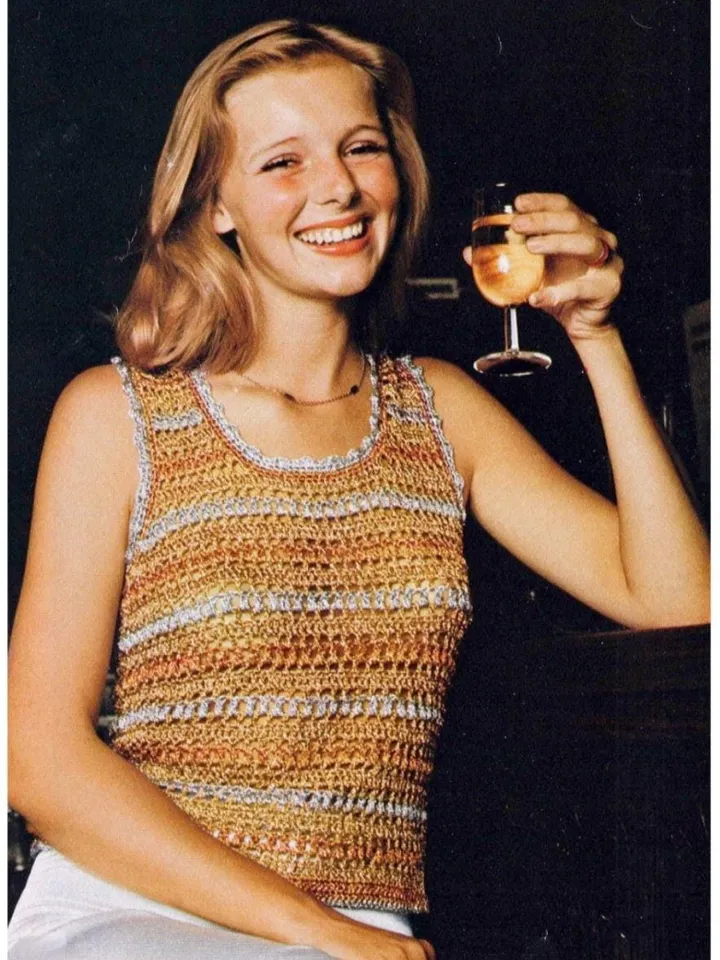 Top crochet pattern, easy crochet top, lase crochet top, women ladies top Pattern pdf instant download