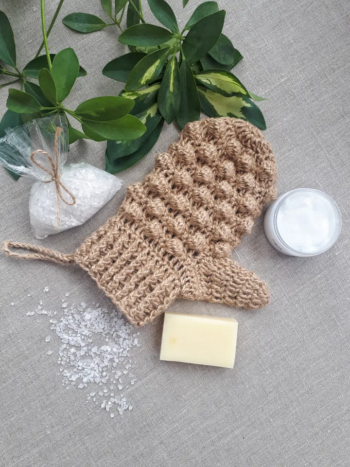 Shower Mitt Crochet Pattern PDF Crochet Pattern DIY Crocheting DIY  Bath Mitt Crochet Pattern