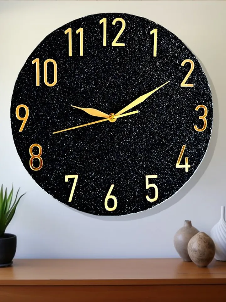 Marble wall clock 30 cm Unique wall clock Silent wall clock Custom wall clock