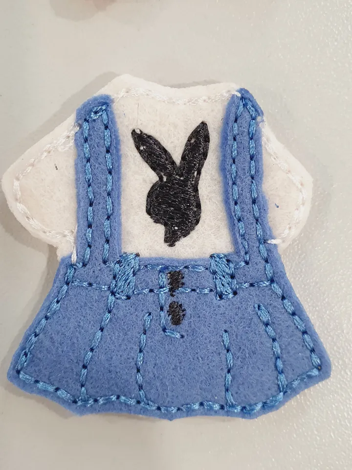Felt Dress Up Doll ITH Embroidery Design Set, Quiet Book Doll with Clothes Pattern, Paper Doll Style Toy 4x4 Hoop Download