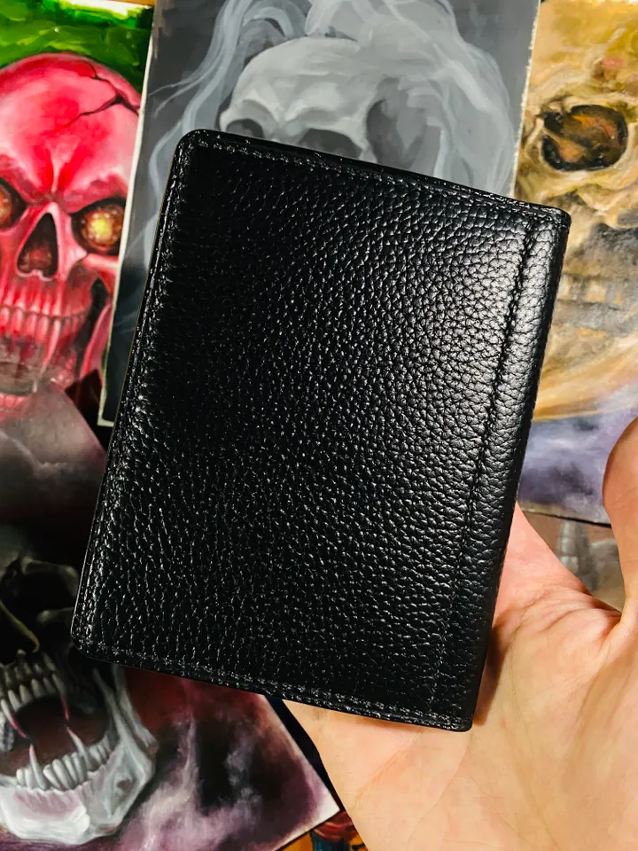 Wallet Genuine brown leather Pennywise The dancing clown original handmade