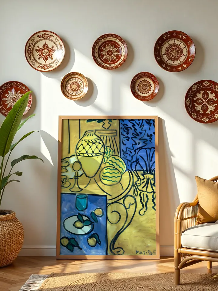 Henri Matisse Print, Yellow Interior Still Life Artwork, Modern Abstract Wall Art, Iconic Matisse Style Home Decor, Instant Download, HMS6