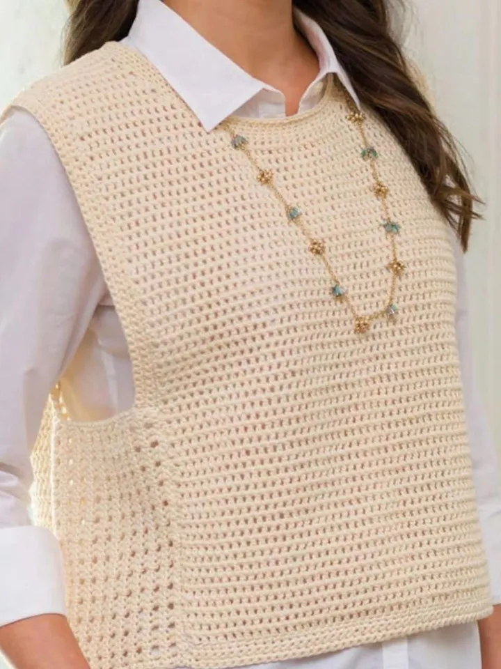Top crochet pattern, vest crochet pa, tank crochet pattern pdf