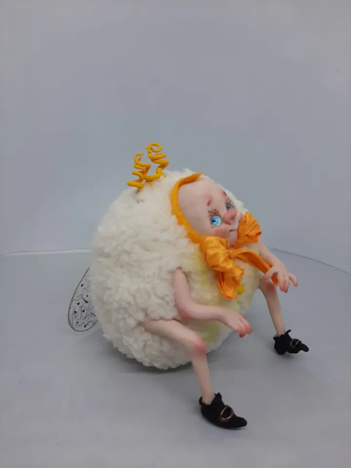 Miniature Firefly Elf handmade collectible myth goth art doll