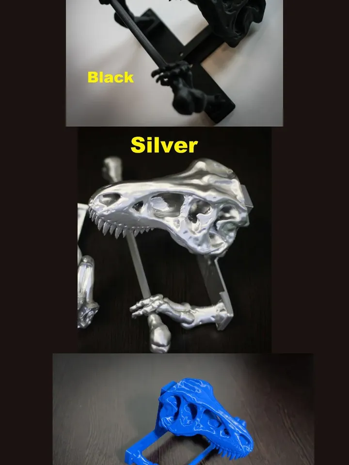 T-Rex Toilet Paper Holder 3D Printed - Bathroom accessories.