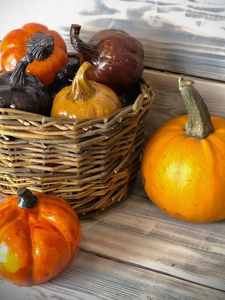Ceramic pumpkin