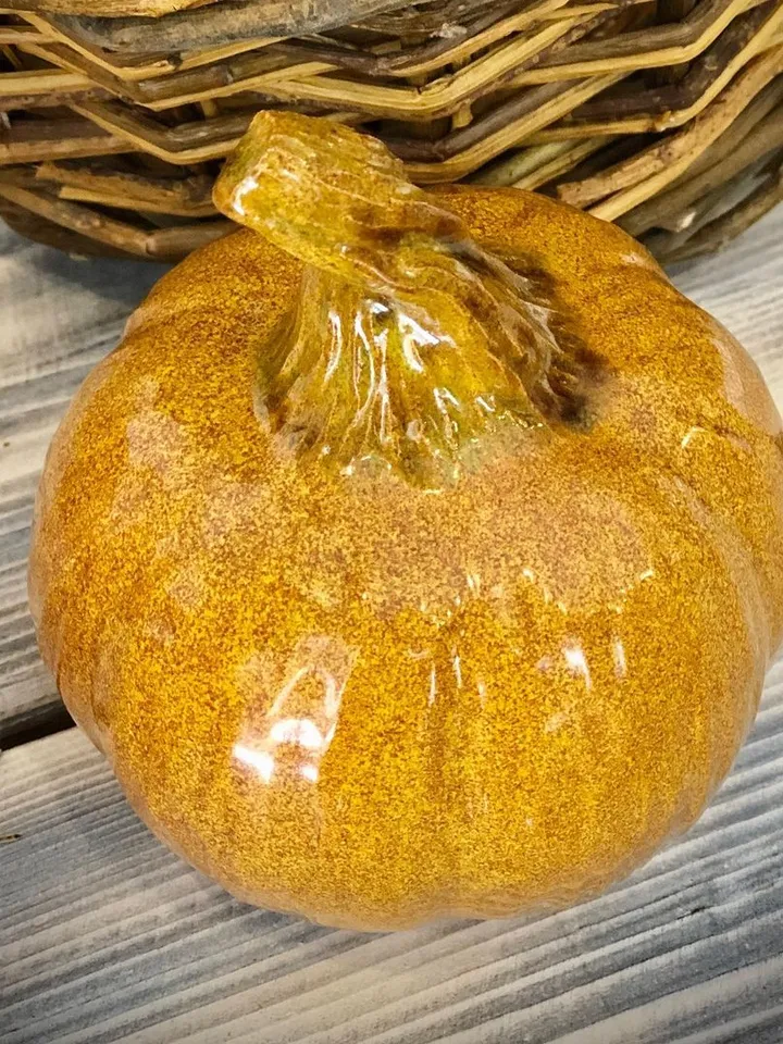 Ceramic pumpkin