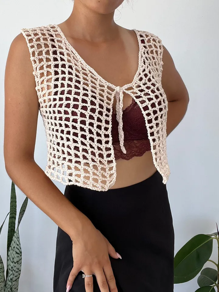 Crochet top, crochet pattern top, beginner crochet top, top crop pattern PDF