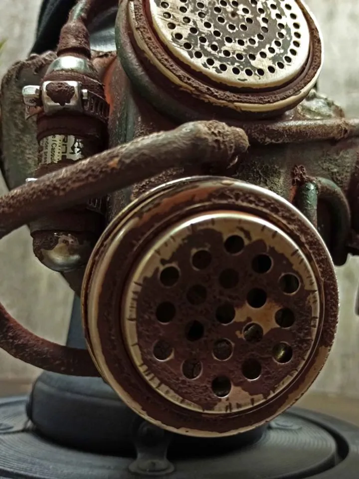 Made to order. Wasteland warrior respirator mask in post-apocalyptic style