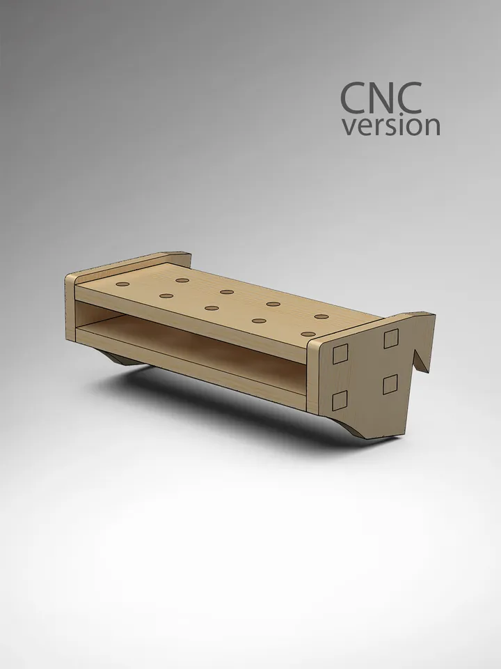 Drill bits for concrete Rack Plans (PDF, SVG) for Workshop – DIY French Cleat Storage System