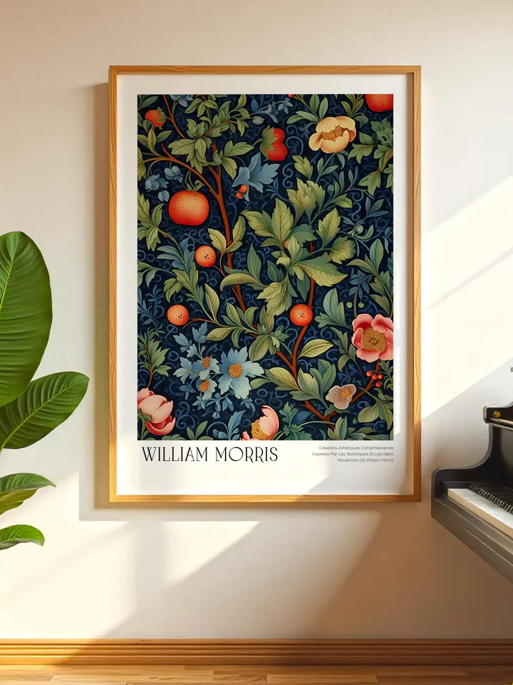 William Morris Wall Art, Vintage Botanical Print, Floral Poster Arts Decor, Digital Download, William Morris Print Digital Download AA20