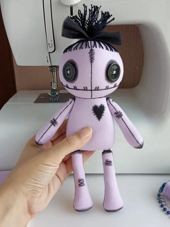 Handmade Goth Doll - Violet