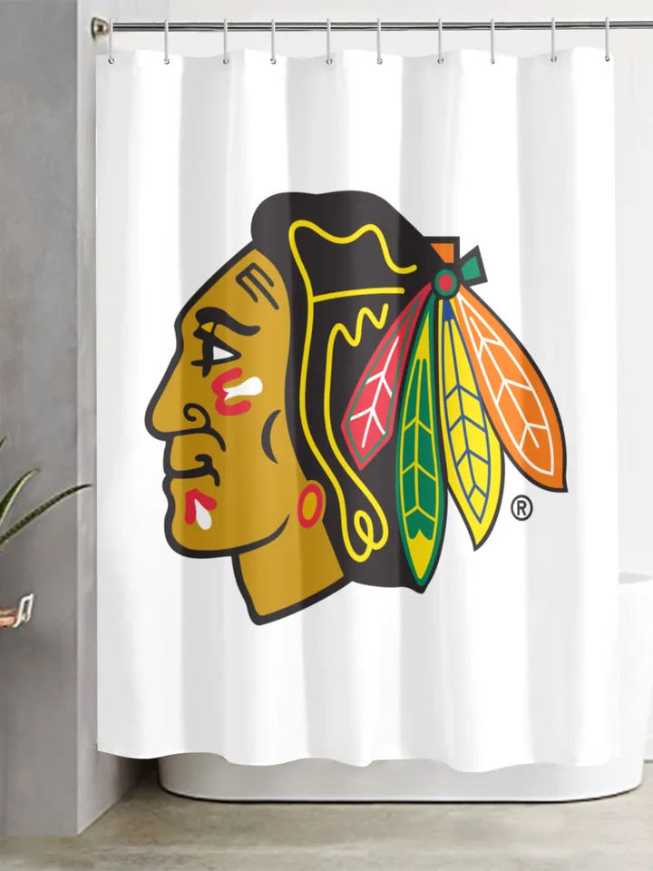 Chicago Blackhawks Shower Curtain