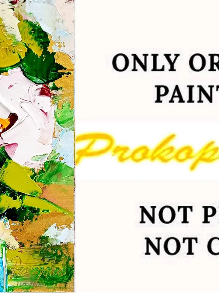 Peonies in Vase painting Flowers original oil painting Small Original art Peony wall art Pink peonies artwork Floral New home gifts 7x5 in