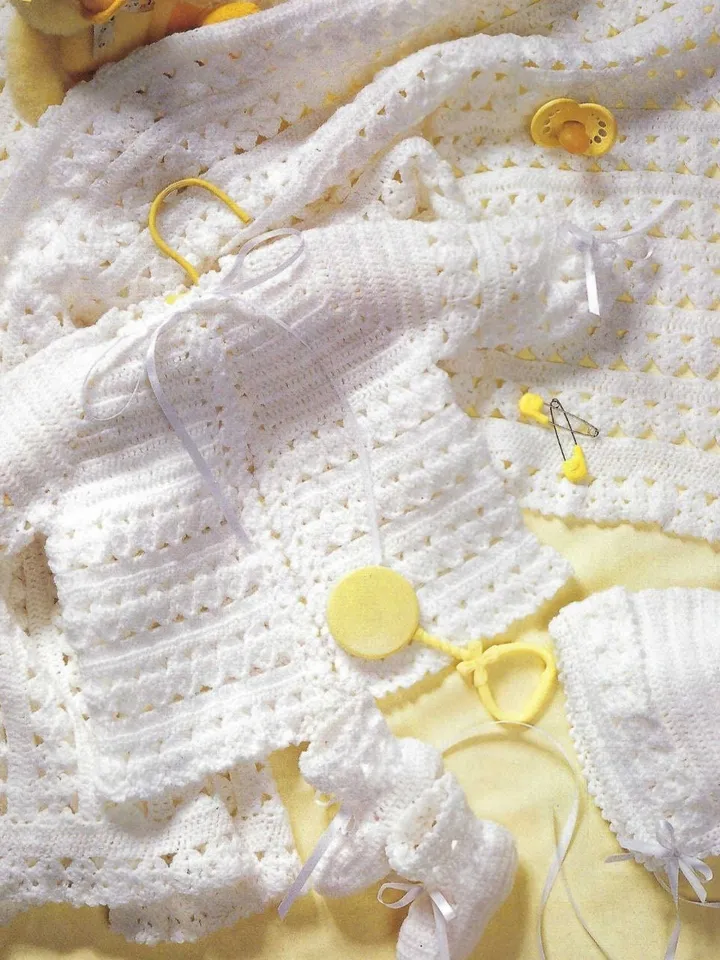 Cardigan baby crochet , hat baby , blanket baby , set baby crochet pattern pdf