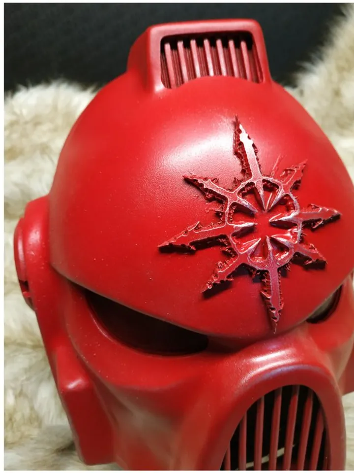 Dawn of war spacemarine helmet - Warhammer 40k - mark of chaos - cosplay armor