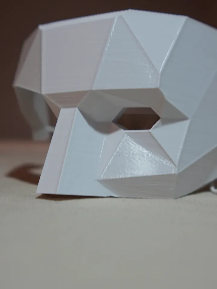 The Phantom of the Opera mask Polygonal The Phantom of the Opera mask