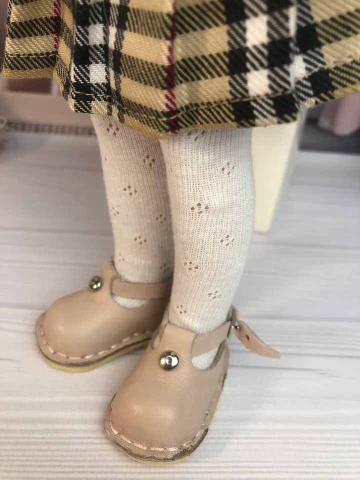 Paola Reina Doll 5 ITEMS Set: Exclusive Handmade Outfit - Beret, Skirt, Sweater, Tights, Shoes
