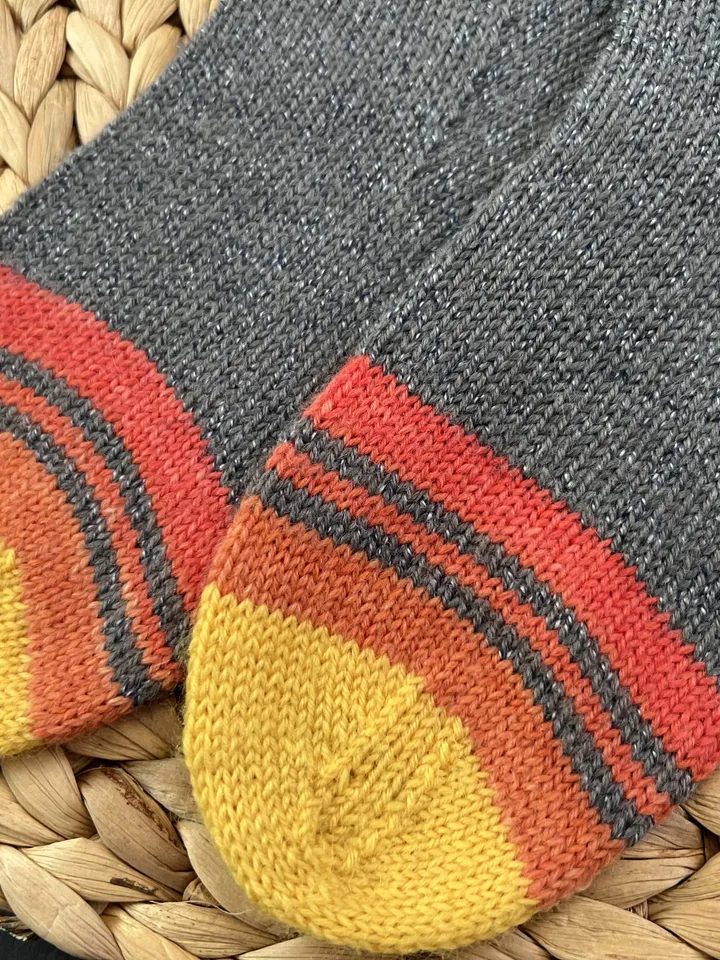 Handmade womens socks | Warm knitted accessory