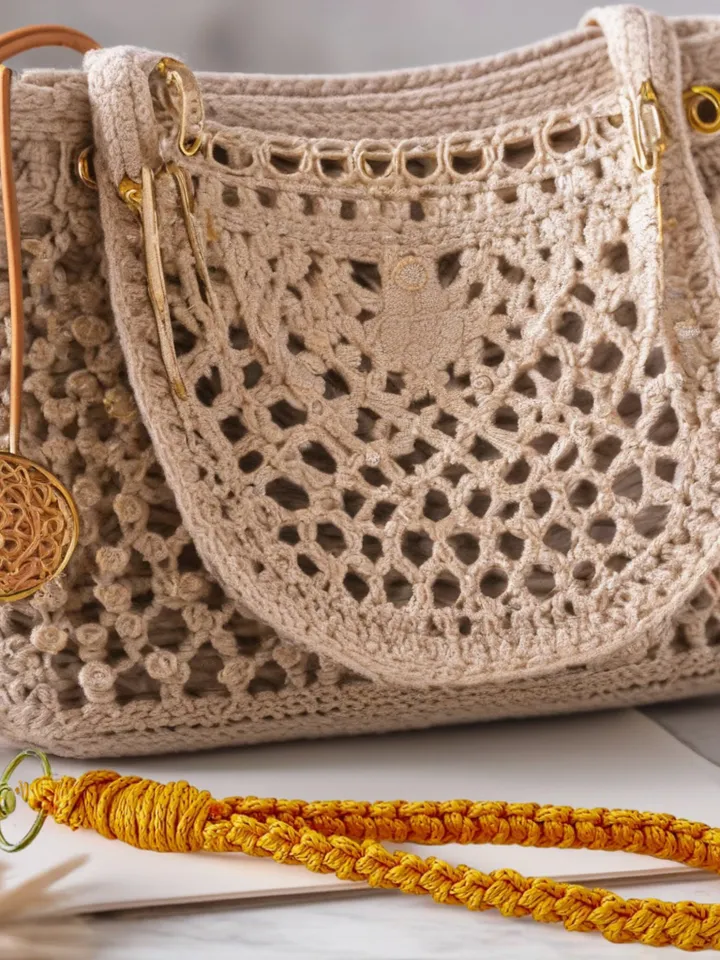 Crochet Purse Handle Pattern PDF โ Beginner-Friendly Wallet & Crochet Bag Strap Design Tutorial