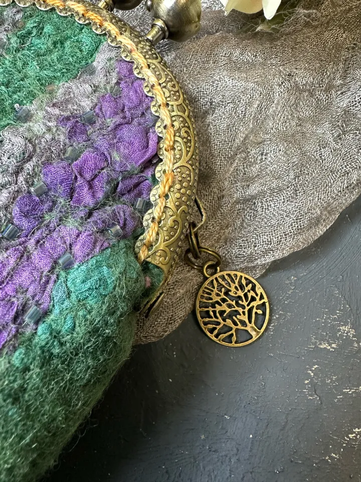 Glasses case with embroidery