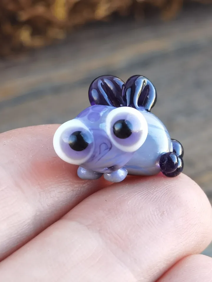 Tiny monster miniature glass monster figurine monster sculpture for terrarium decoration or fairy garden decor