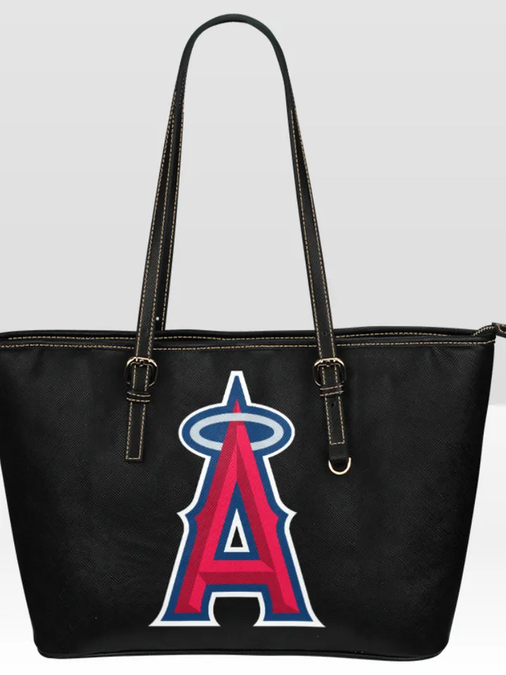 Los Angeles Angels Leather Tote Bag