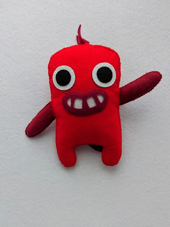 Endless alphabet Monsters Felt toys, Endless Numbers - Rocky Monster