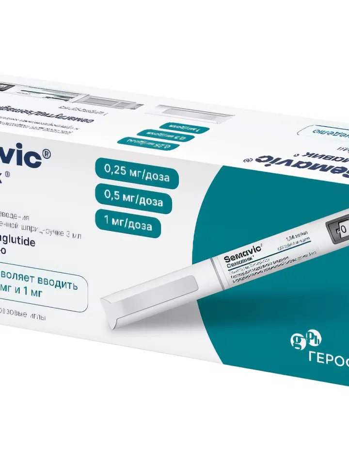 Semavik Ozempic for subcutaneous administration 3 ml syringe pen 1 pc. disposable needle 4 pcs