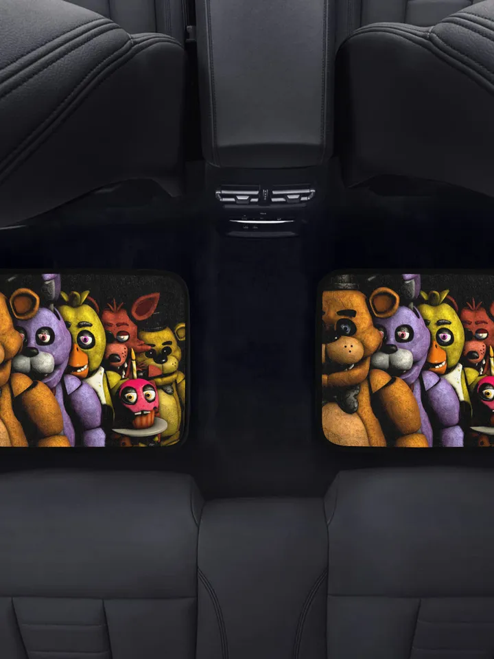Five Nights At Freddy's Back Car Floor Mats Set of 2