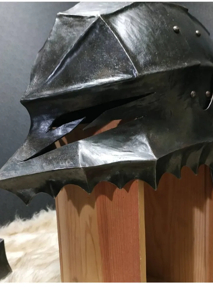 Berserk helmet ONLY - anime Berserk - Guts armor - cosplay - steel armor - helm