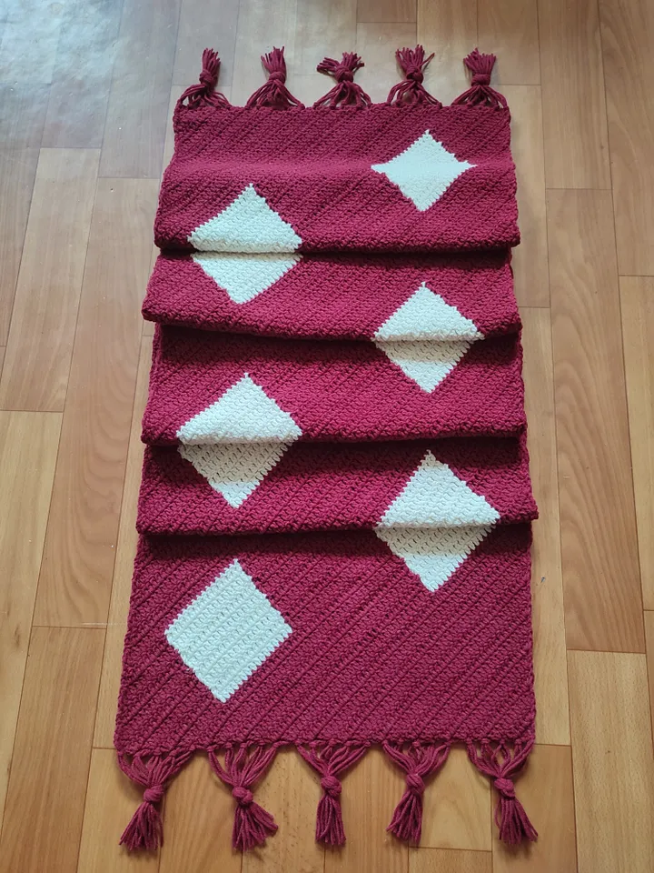 Crochet Pattern Xmas Scarf Sky Children of the light