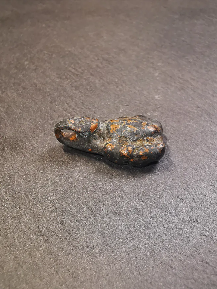 Gandhanra Old Tibetan Amulet,Scorpion Guru of Padmasambhava, Buddhist Scorpion Pendant, Made of Copper,0.95" × 0.55"