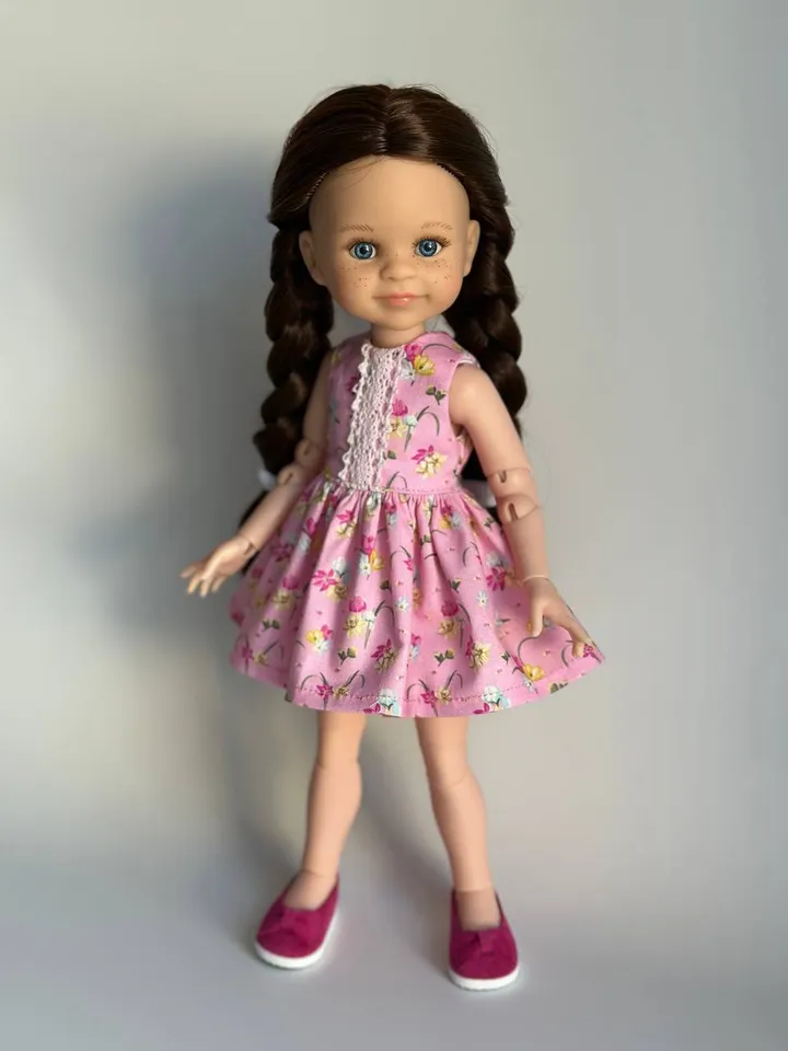 Tiny Charmer dress pattern for Paola Reina dolls
