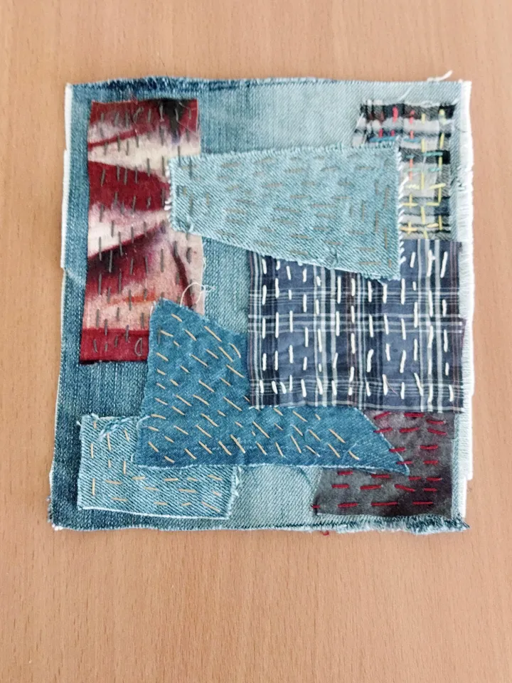 Denim patches,Patches, stripe, for decoration, denim