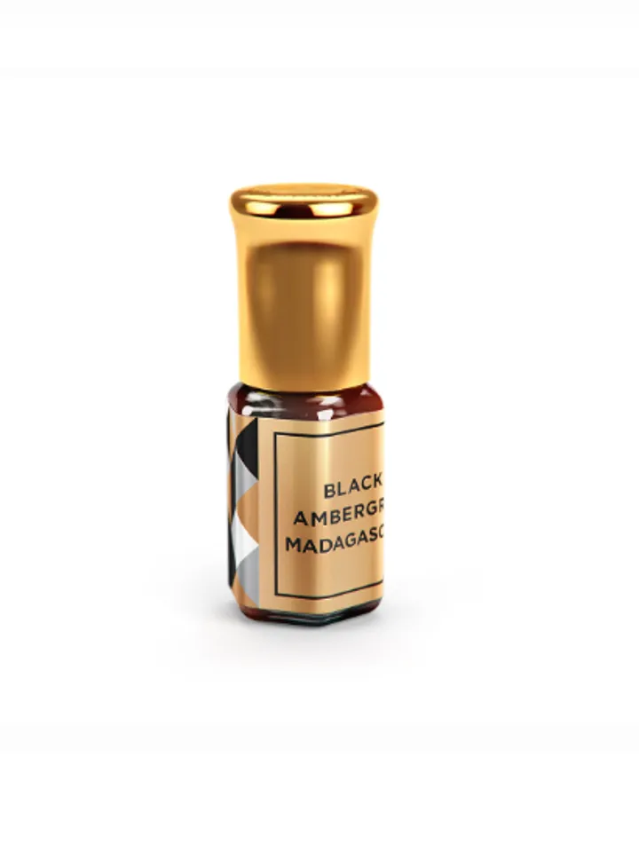 BLACK AMBER AMBERGRIS MADAGASCAR, 3ml.