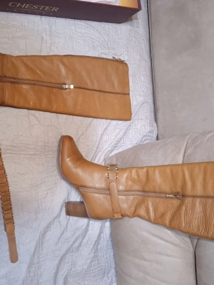 Chester new women's winter leather boots 37p