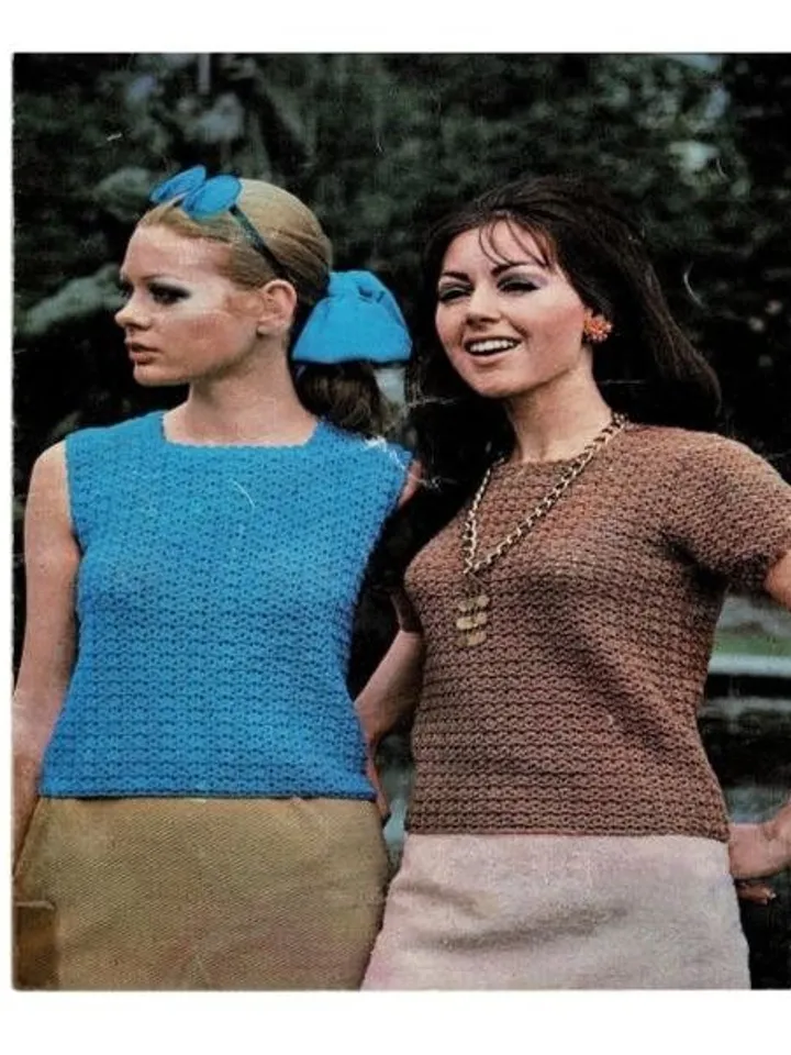 Top crochet pattern, summer top crochet, women T-shirt crochet pattern pdf