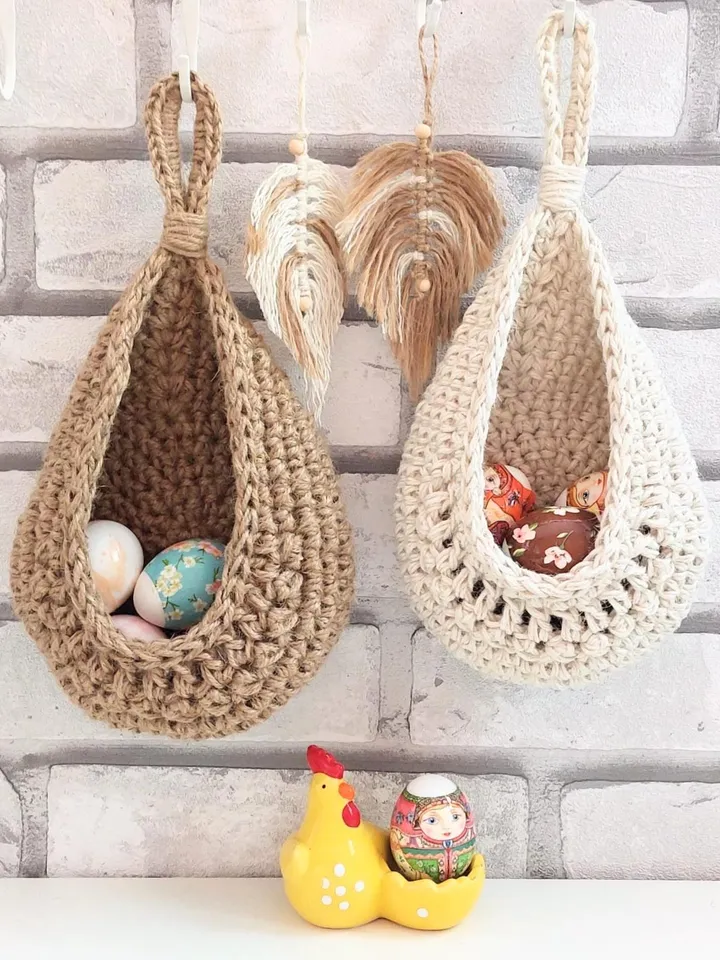 Mother's Day present Kitchen hanging storage baskets