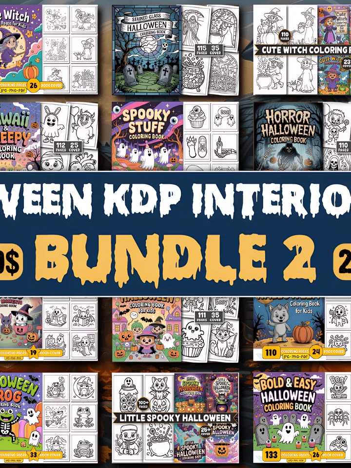 Halloween KDP Interior Mega Bundle 2