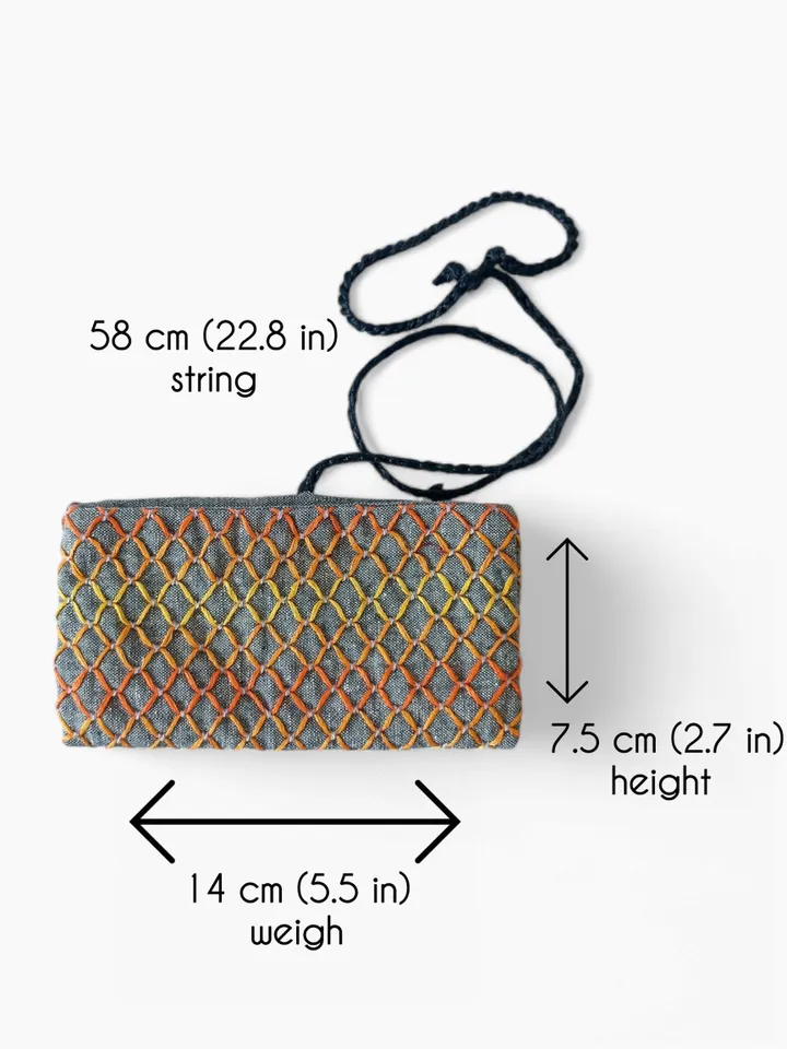 Sashiko embroidery case