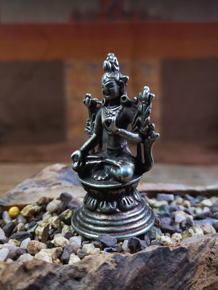 Gandhanra Tibetan Buddhist Statue White Tara