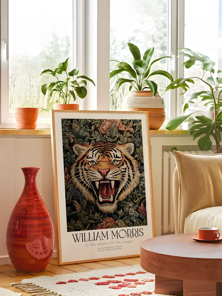 William Morris Wall Art, Vintage Botanical Print, Floral Poster Arts Decor, Digital Download, William Morris Print Digital Download AA1
